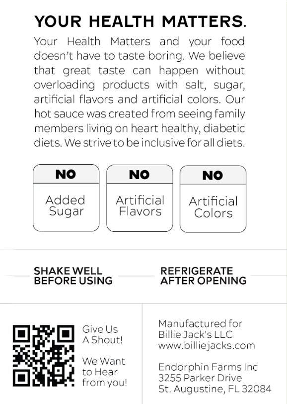 Sweet-Ish Hot Sauce 5oz